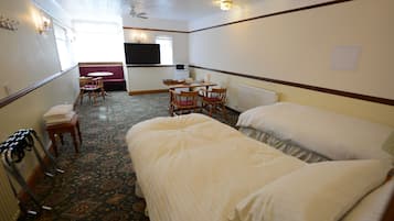 Kamar Twin Mewah | Setrika/meja setrika, Wi-Fi gratis, dan seprai linen