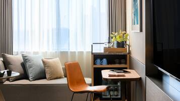 Quarto superior, 1 cama King | Vista do quarto