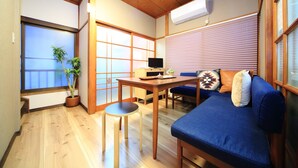 Family Room, Private Bathroom | Living area - Kamon Inn Yanagihara (Tokyo)