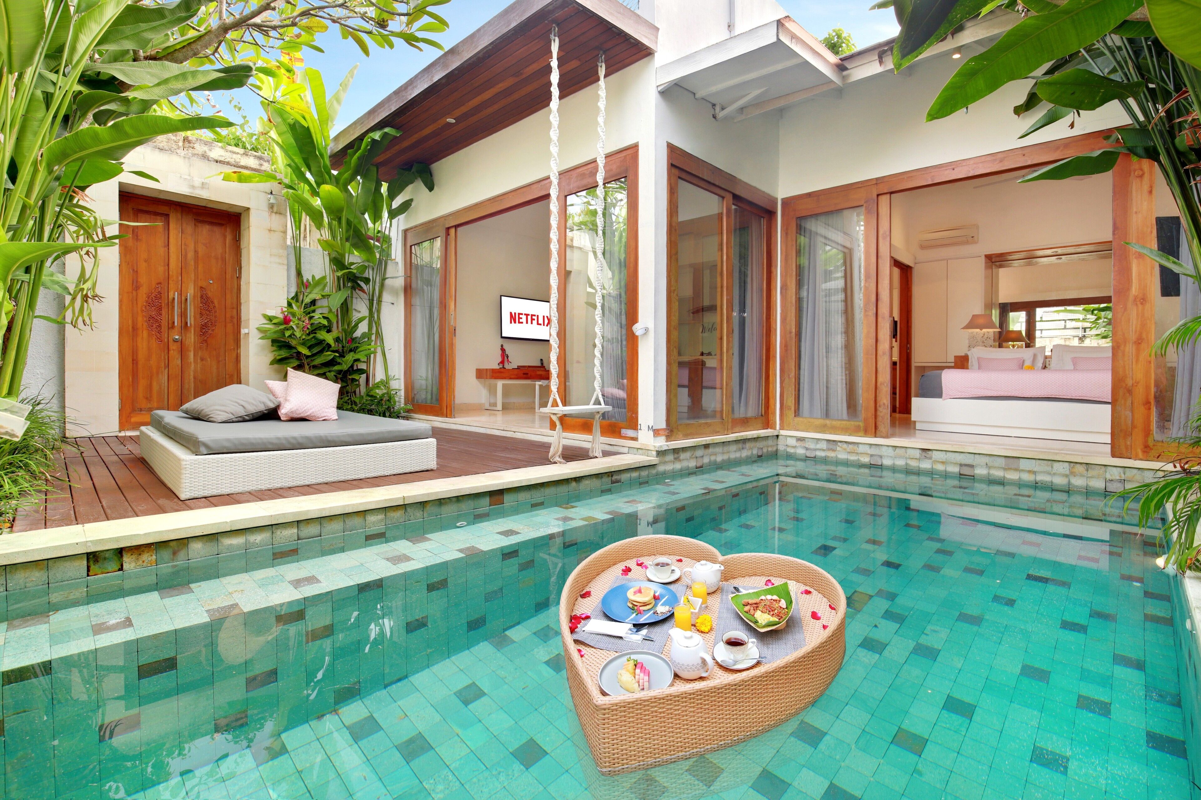 One Bedroom Private Pool Villa With Rooftop | Pool