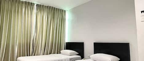 Desk, rollaway beds, free WiFi, bed sheets