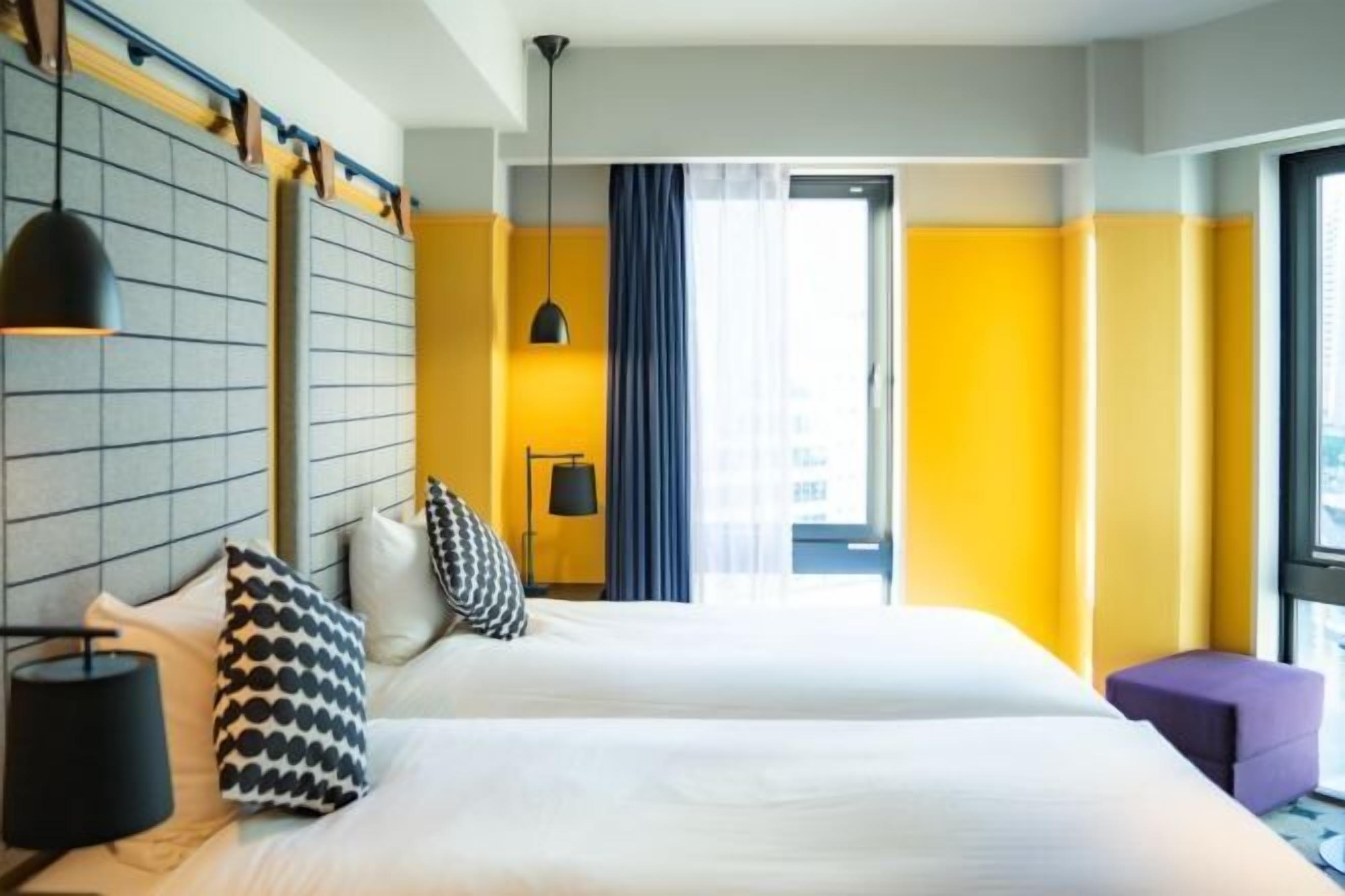 Down duvets, blackout curtains, free WiFi, bed sheets