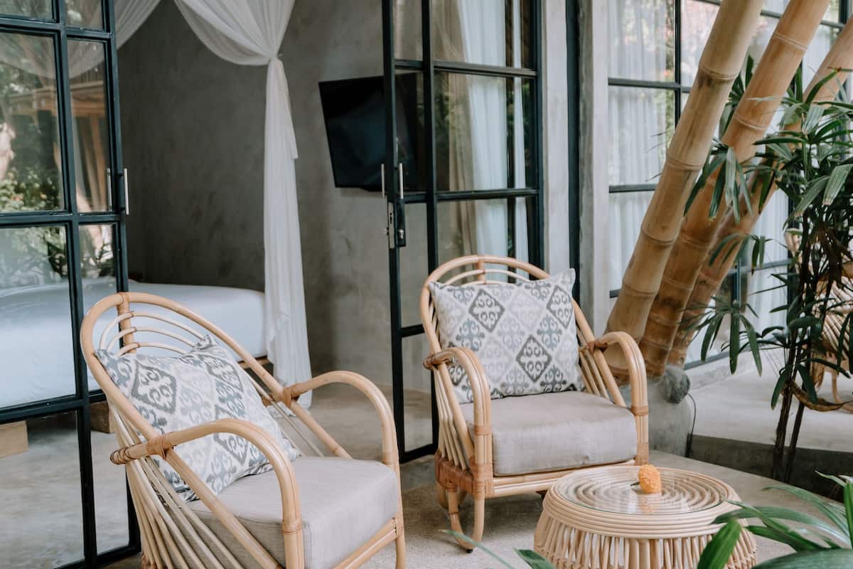 deluxe bamboo room | terrace/patio