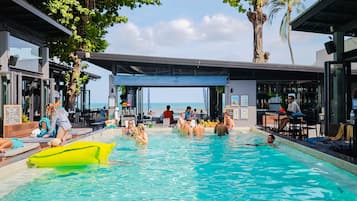 2 outdoor pools, open 7:00 AM to midnight, sun loungers