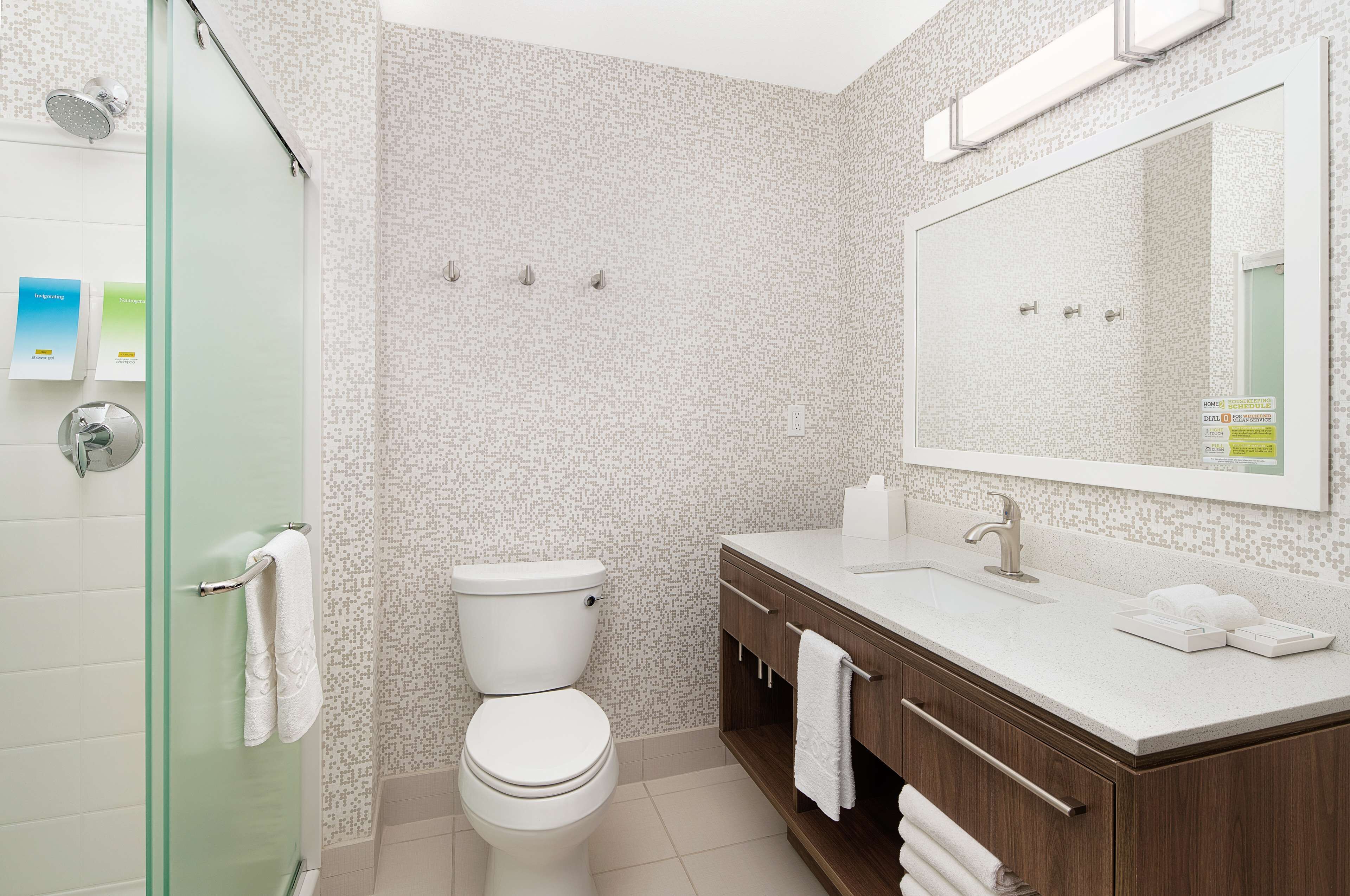 free toiletries, hair dryer, dressing gowns, towels