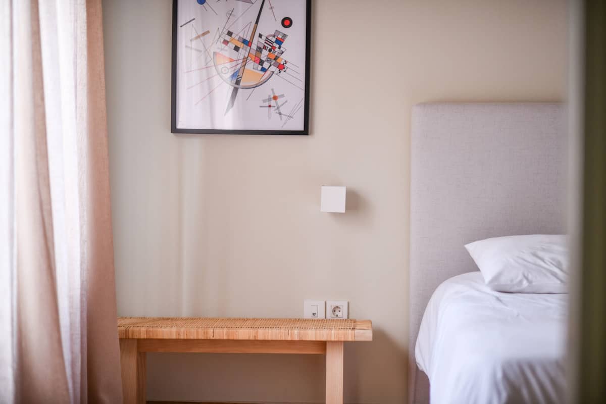 Apartment, 1 Bedroom (5th floor) | Desk, blackout curtains, iron/ironing board, free WiFi