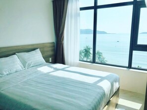 Deluxe-Apartment, 2 Doppelbetten | 2 Schlafzimmer, Verdunkelungsvorhänge, schallisolierte Zimmer