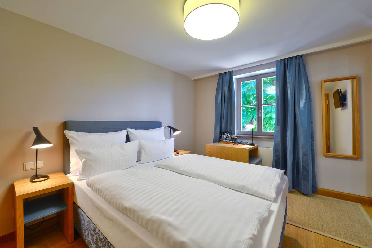 In-room safe, desk, blackout curtains, soundproofing