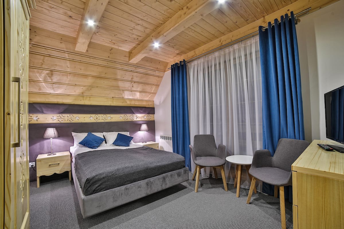 Tweepersoonskamer (in Villa Jawor) | Verduisterende gordijnen, gratis wifi, beddengoed