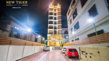 Front of property - evening/night