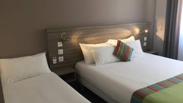 Minibar, in-room safe, desk, blackout curtains