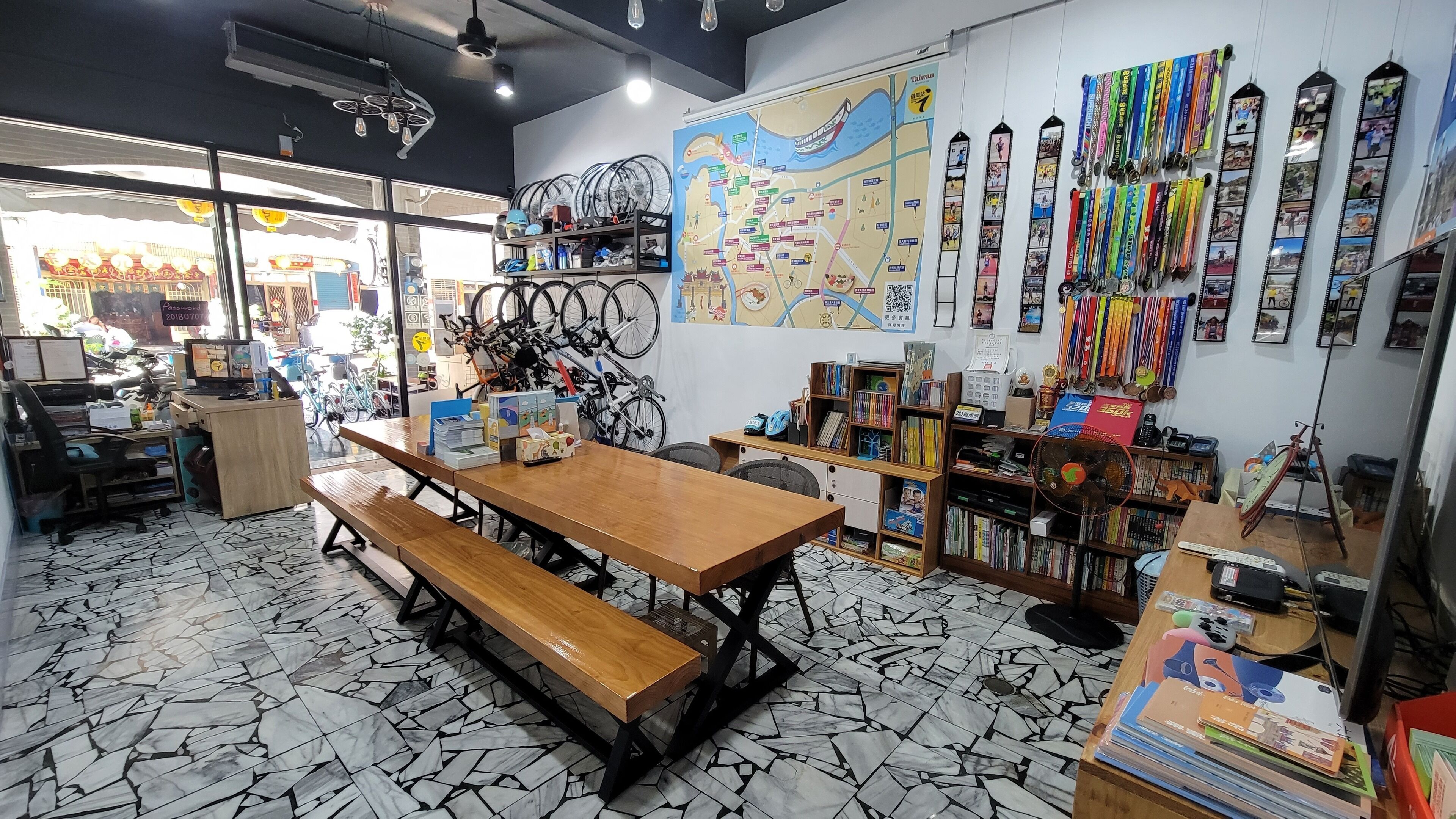 Sitteområde i lobbyen