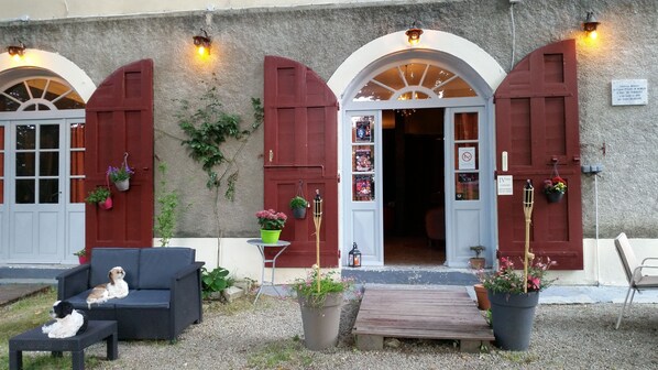 Façade de l’hébergement