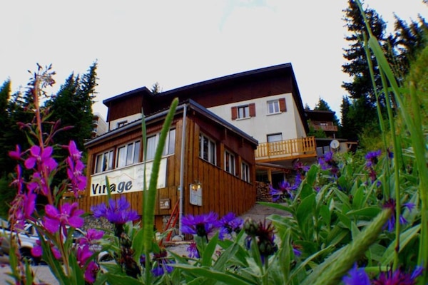 Majoituspaikan julkisivu