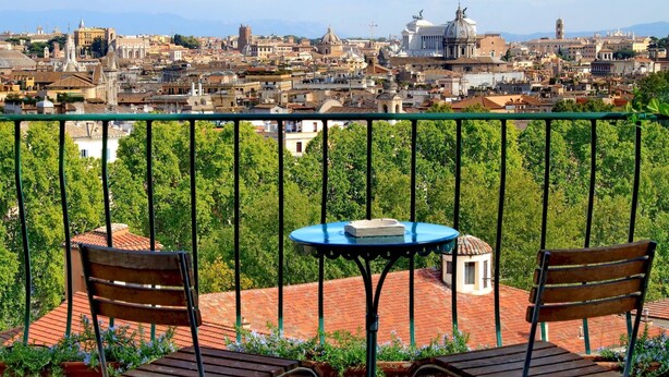 View from property - Sant'onofrio Terrace Apartment (Rome)