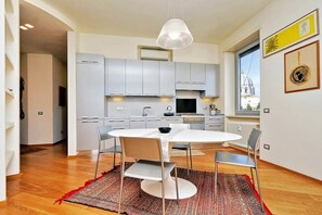 Apartment, Multiple Beds, City View (Saint Peter's Bright Apartment) | Private kitchen | Full-size fridge, oven, stovetop, coffee/tea maker - Saint Peter's Bright Apartment (Rome)