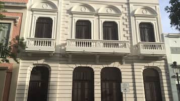 Overnatningsstedets facade