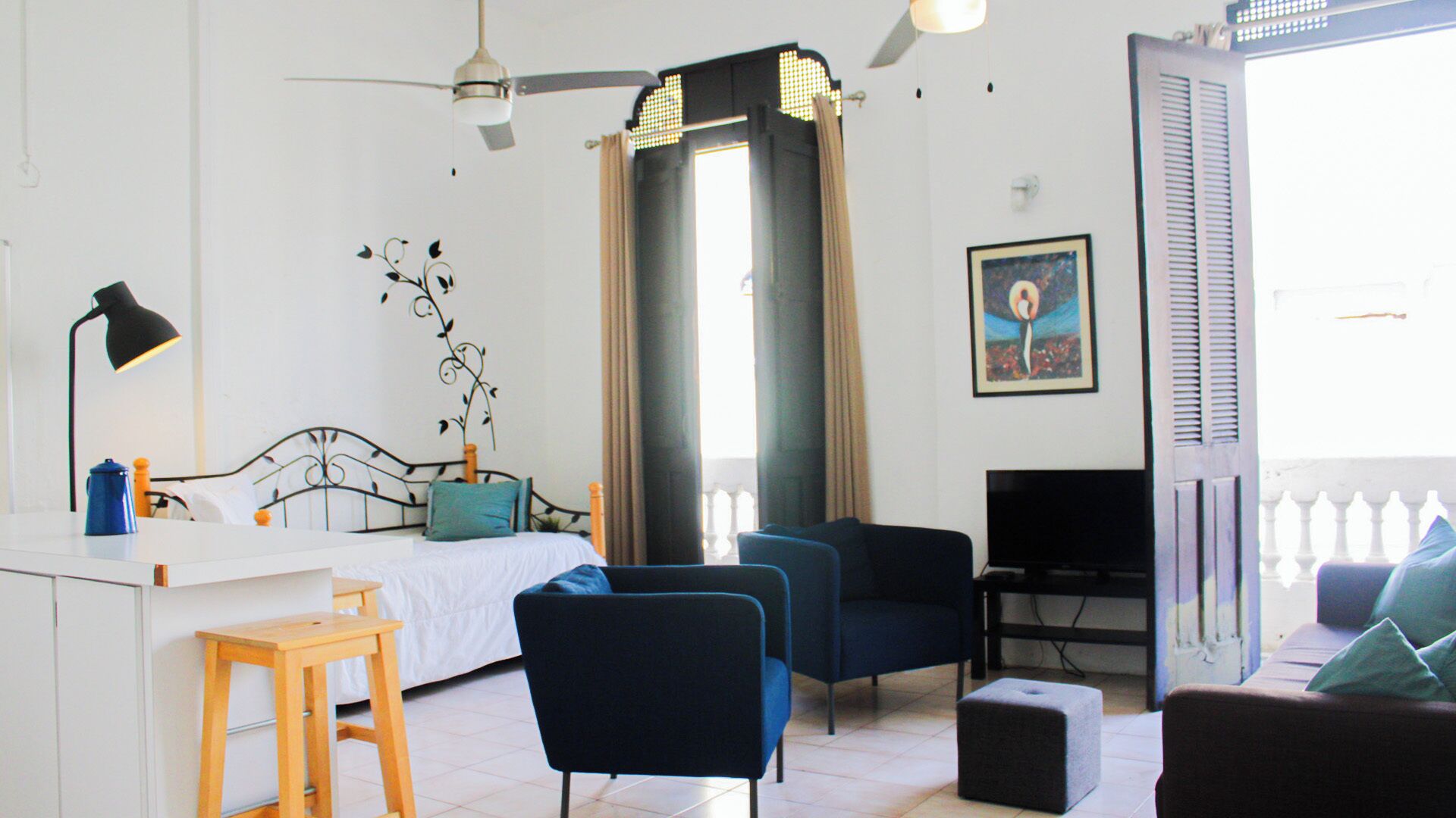 Apartament, 1 dormitori | Sala d'estar | Televisor de pantalla plana 