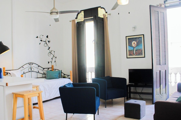 Apartment, 1 Bedroom | Living area | Flat-screen TV