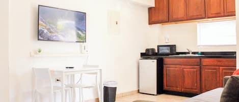 Apartment, 1 Queen Bed with Sofa bed | Living area | Flat-screen TV