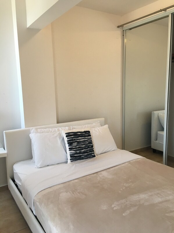 公寓, 2 间卧室 | 熨斗/熨衣板、免费 WiFi、床单
