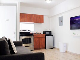 公寓, 1 间卧室 | 起居区 | 平板电视