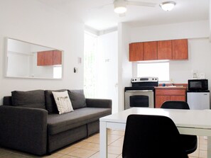 Apartment, 1 Bedroom | Living area