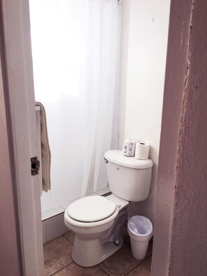 Apartment, 1 Bedroom | Bathroom | Shower, free toiletries, towels
