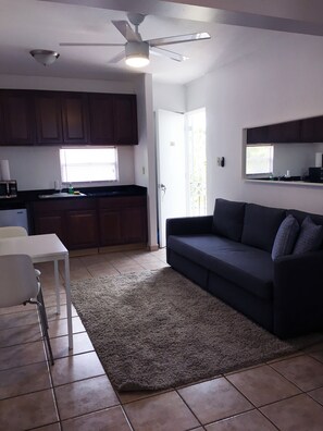 Apartment, 1 Bedroom | Living area