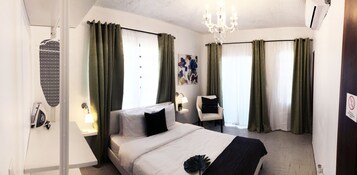 Deluxe Room (201) | Soundproofing, iron/ironing board, free WiFi, bed sheets