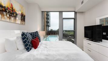 1 habitación, ropa de cama hipoalergénica y decoración personalizada