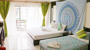 Deluxe-Dreibettzimmer, 1 Schlafzimmer, Nichtraucher, mit Bad
