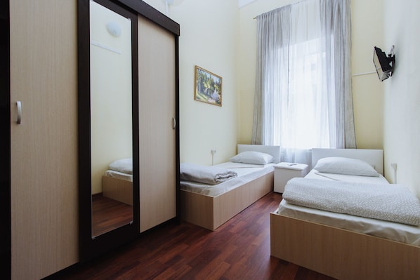 Soundproofing, iron/ironing board, free WiFi, bed sheets