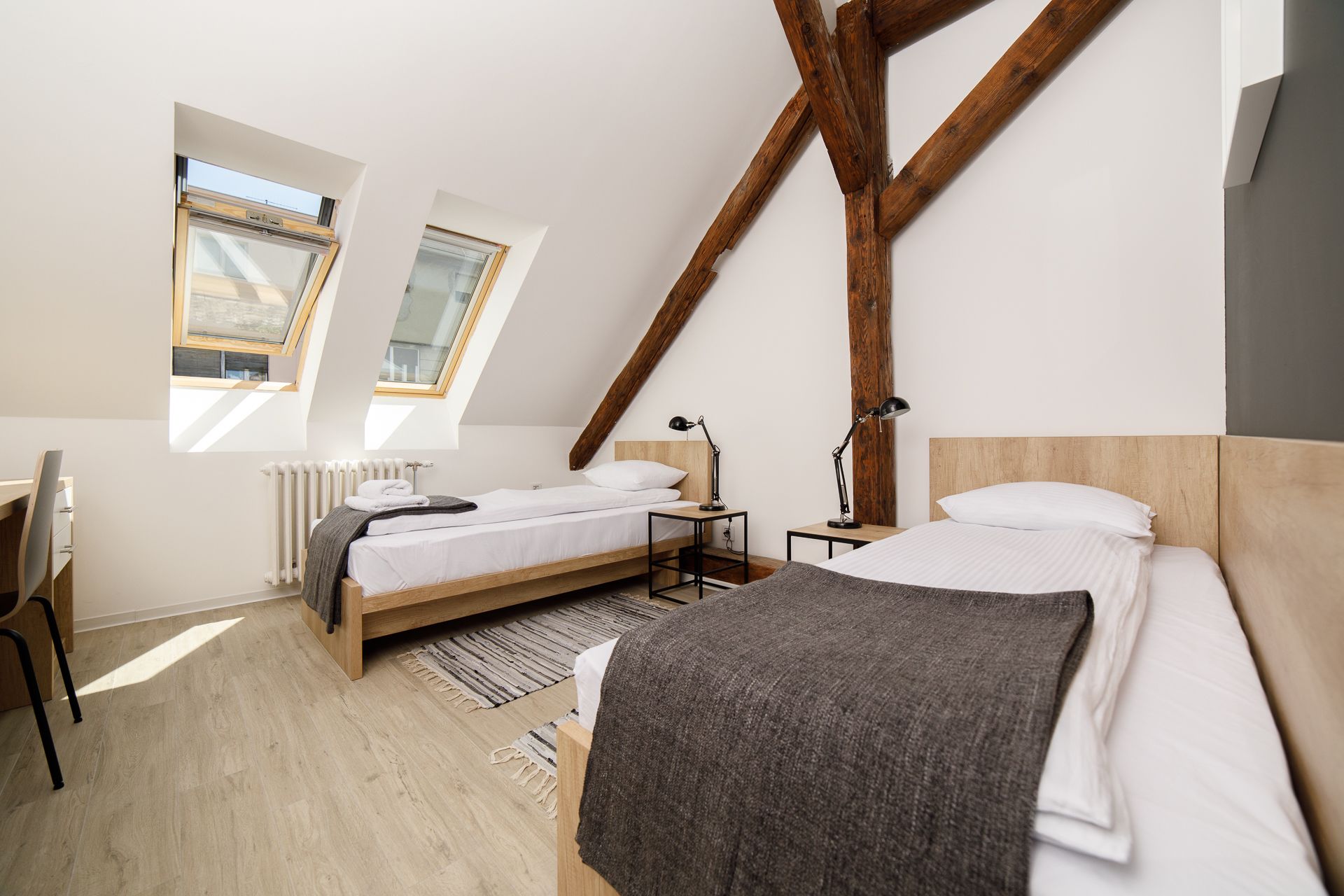 double or twin room (6) | individually furnished, desk, blackout curtains, free wifi