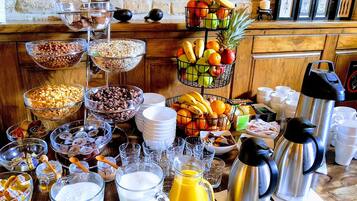 Petit déjeuner buffet compris tous les jours