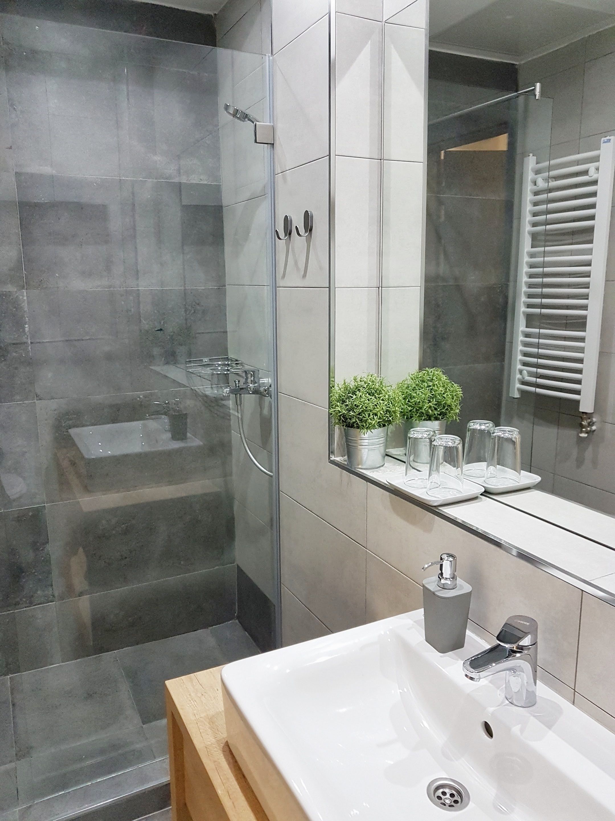 double or twin room (3) | bathroom | shower, free toiletries, hair dryer, towels
