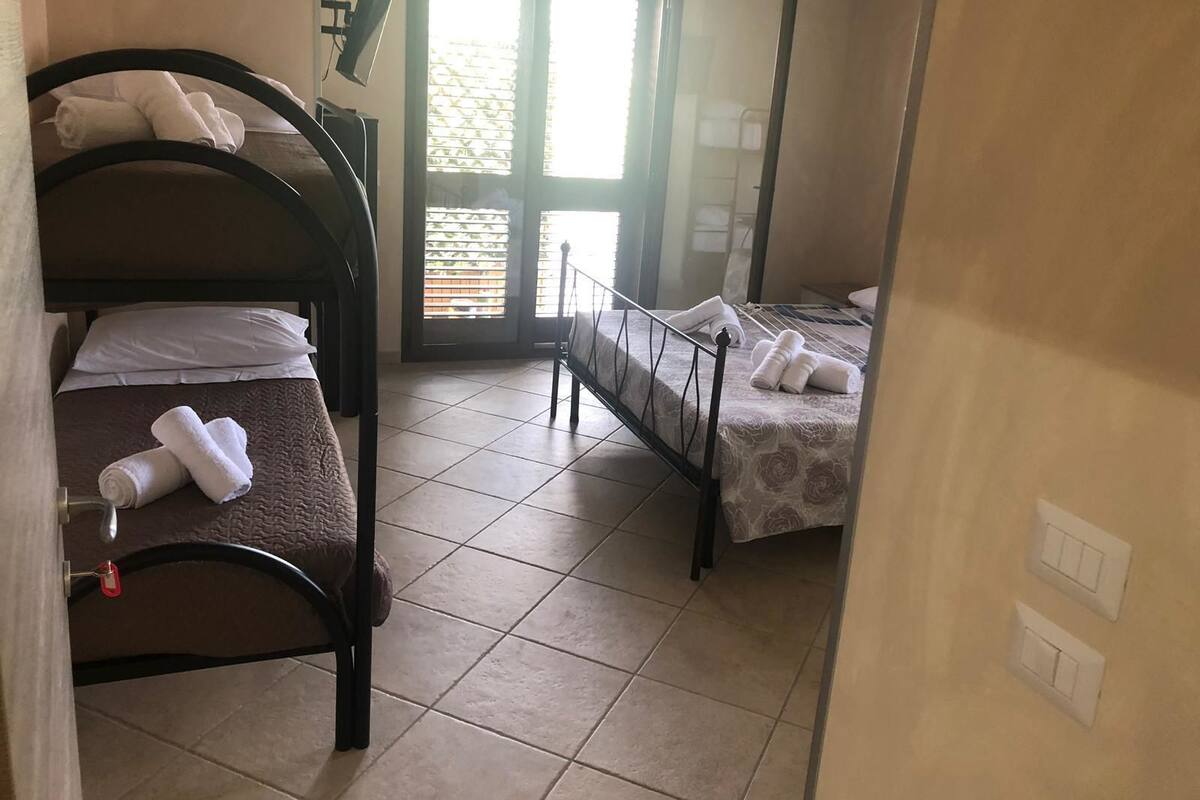 Premium bedding, desk, free WiFi, bed sheets