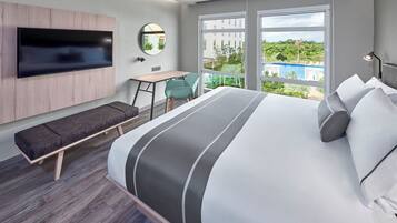 In-room safe, desk, iron/ironing board, free cribs/infant beds