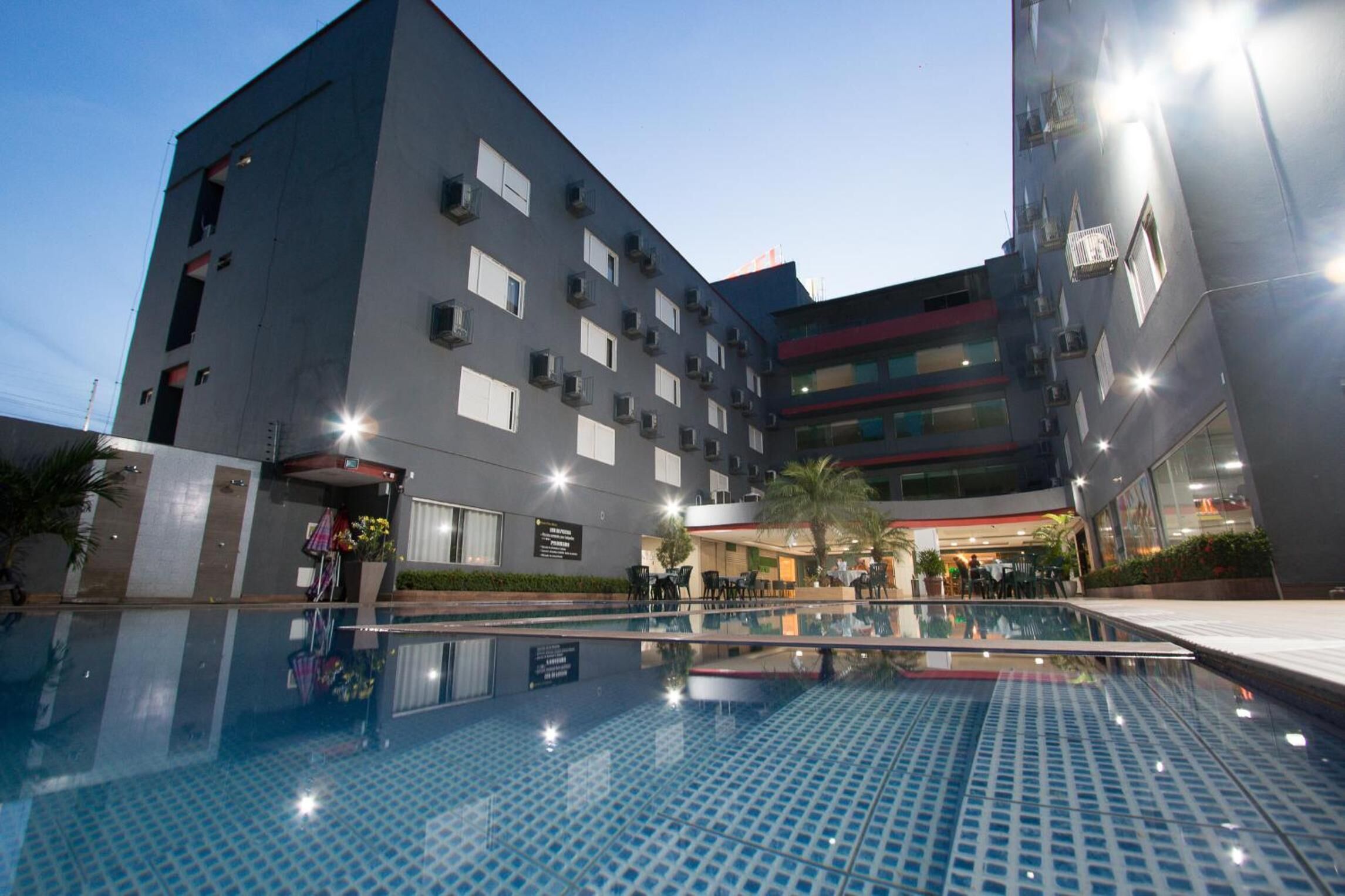 indoor pool, open 9:30 am to 9:30 pm, pool loungers