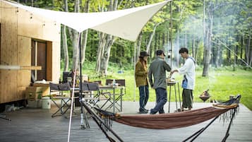 Glamping Cabin | Terrace/patio