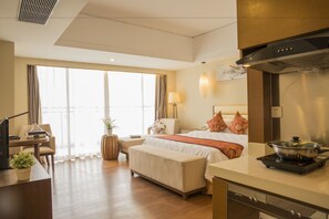 Habitación doble superior | Escritorio, cortinas blackout y wifi gratis