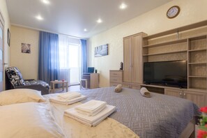 1 Schlafzimmer, schallisolierte Zimmer, Bügeleisen/Bügelbrett