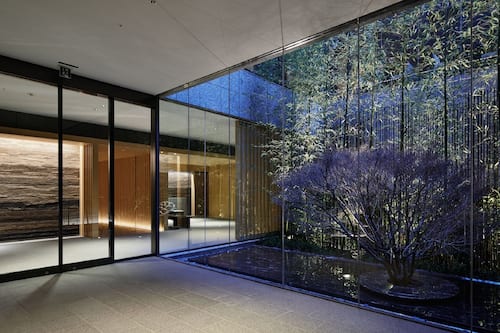 Interior entrance