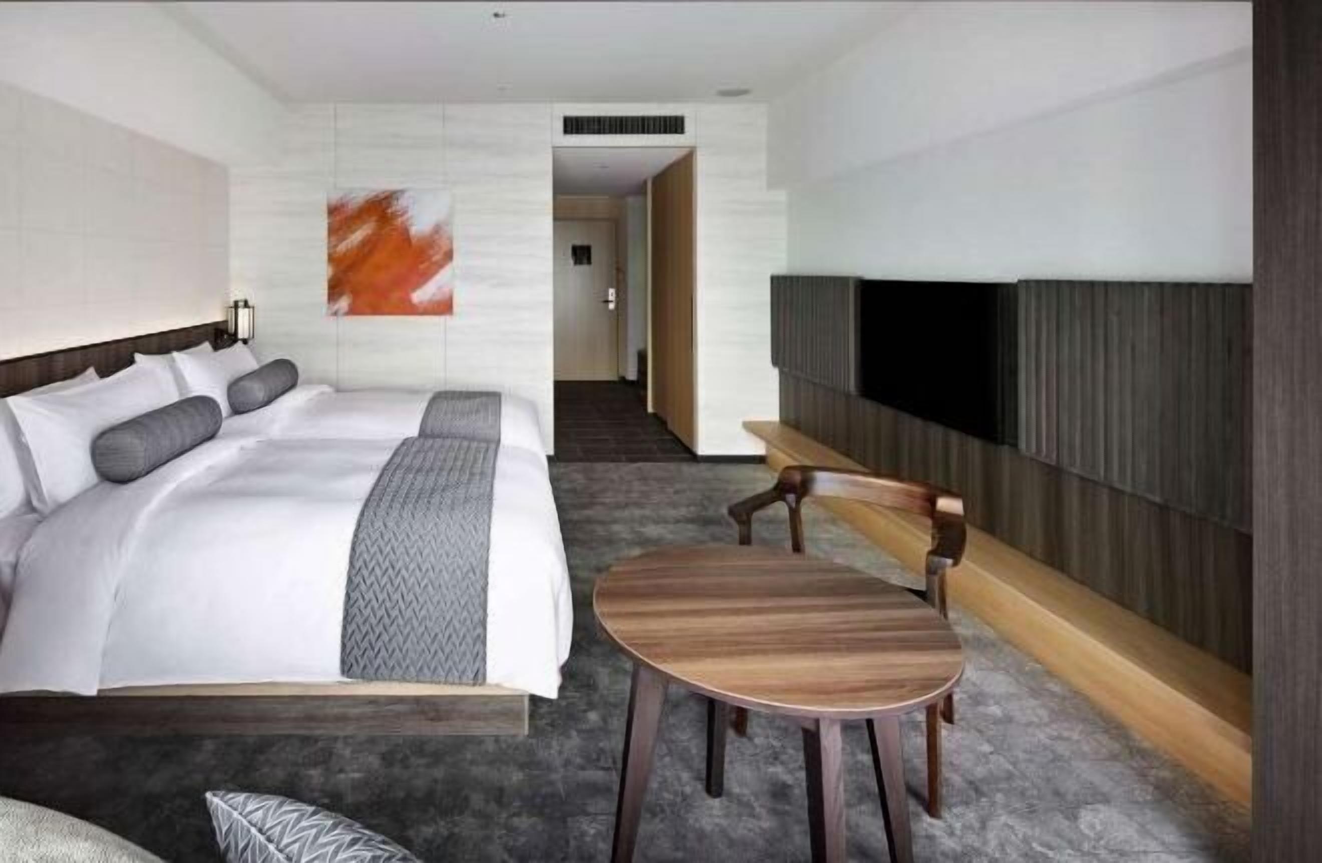 Couette en duvet d'oie, surmatelas, minibar