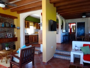 Living area - Casa Paraiso (Isla Mujeres)