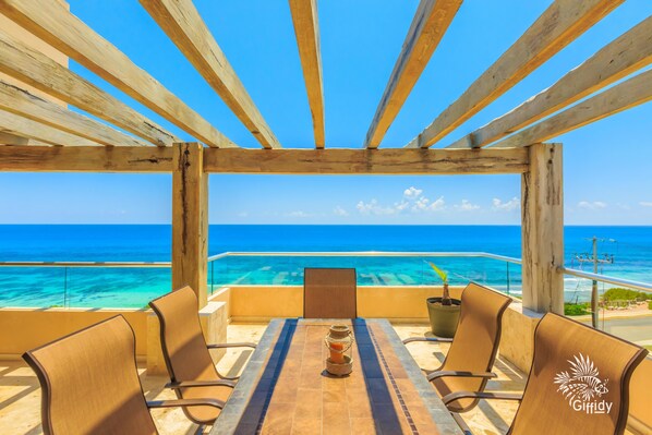 Balcony - Isla 33 - 4 Bedroom PH #1301 (Isla Mujeres)