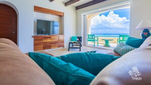 Condo | Living room - Isla 33 - Two Bedroom Villa 1102 (Isla Mujeres)