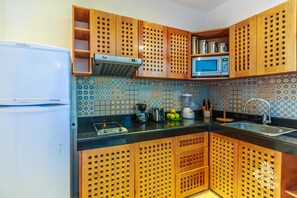 公寓式客房 | 私人简易厨房 | 炉灶、茶具/咖啡用具