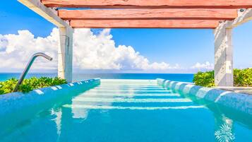 Kolam renang terbuka, kolam atas bumbung