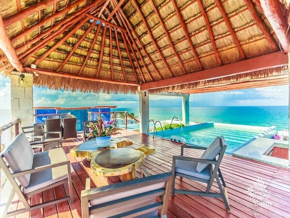 Terrace/patio - Deep Blue Condos - Entire (Isla Mujeres)
